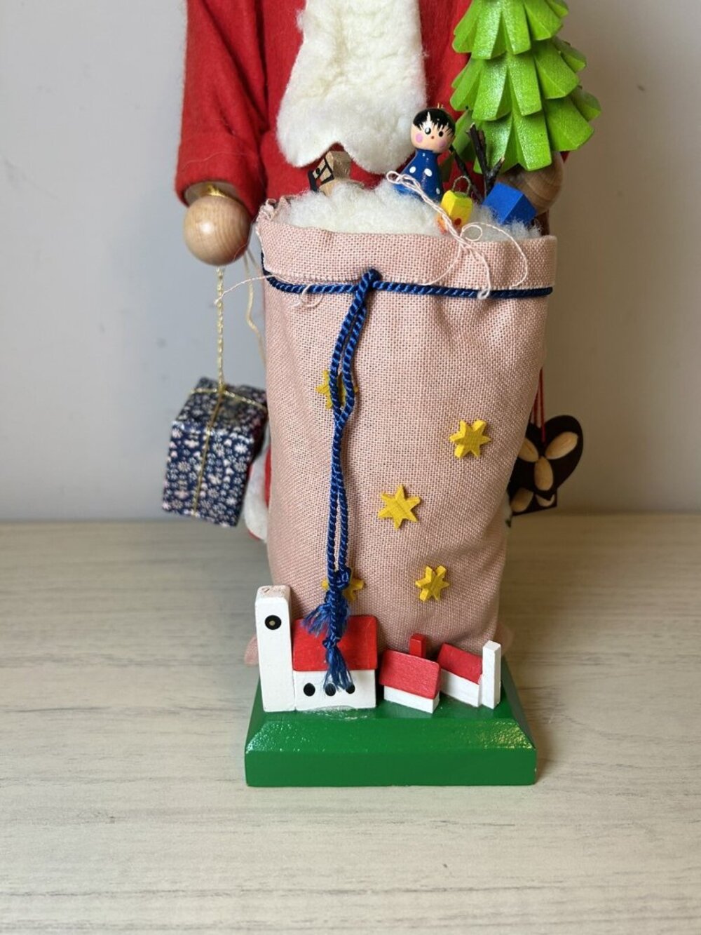 Steinbach Nutcracker Santa Claus 14" Tall Christmas Tree Bag Toys Vintage Gifts - Picture 2 of 16